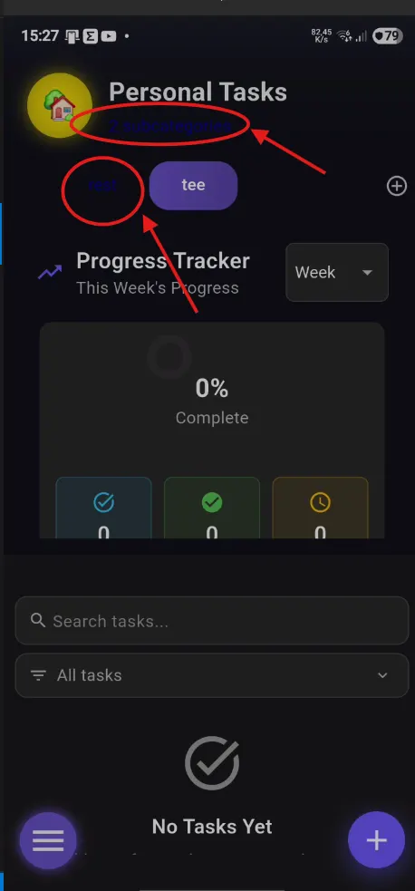 TaskFlow (Bubble Flow) screenshot 1